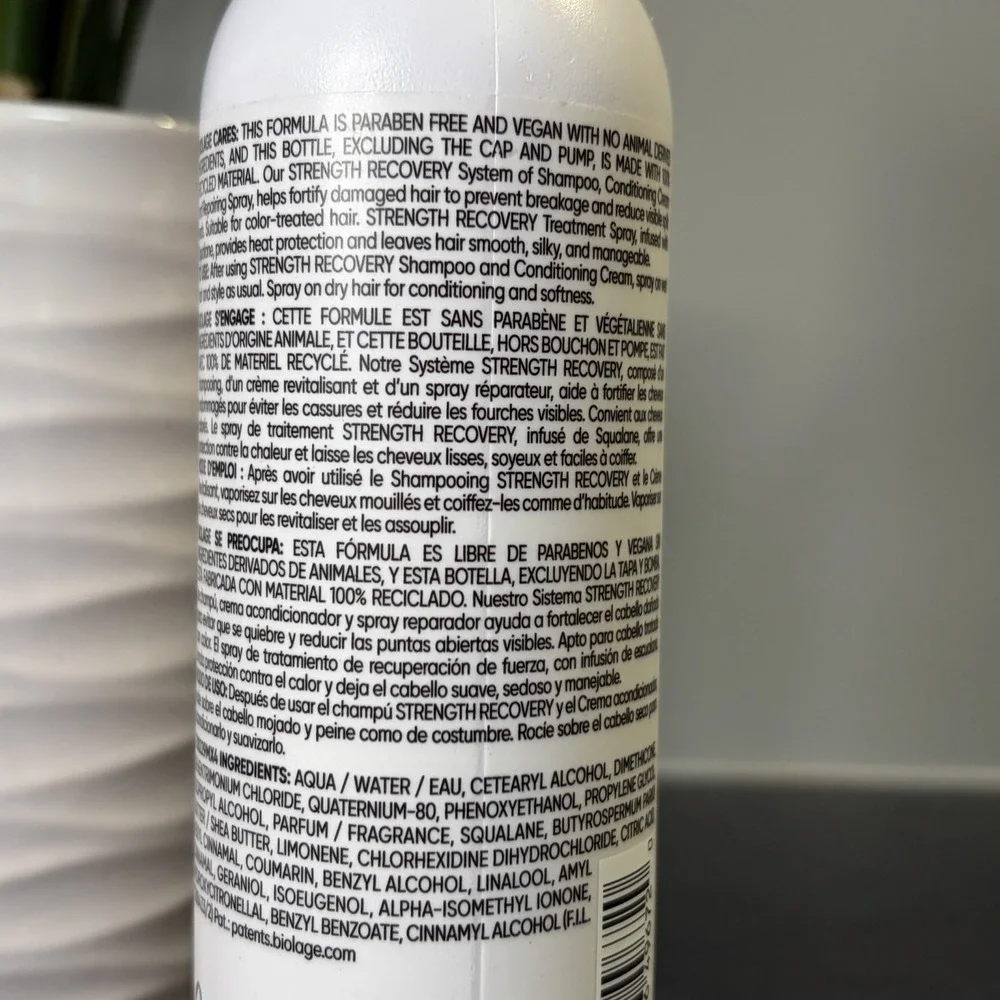 NEW Matrix Biolage Strength Recovery Hair Repairing Spray 7.8 oz Damaged Hair - Picture 4 of 5